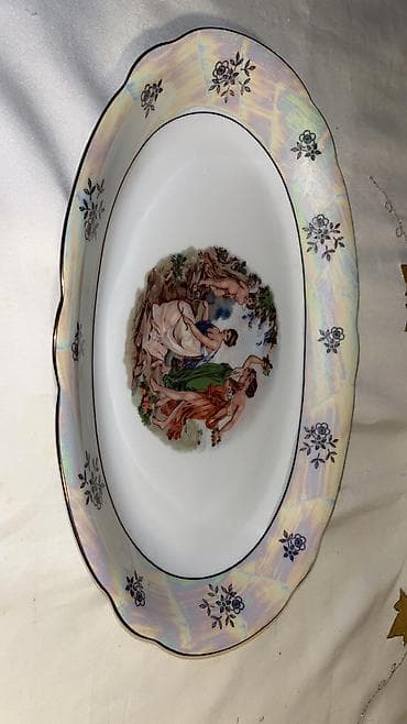 bicaq sekilleri: Çay dəsti, rəng - Ağ, Farfor, Madonna, 6 nəfərlik, Çexiya — 4