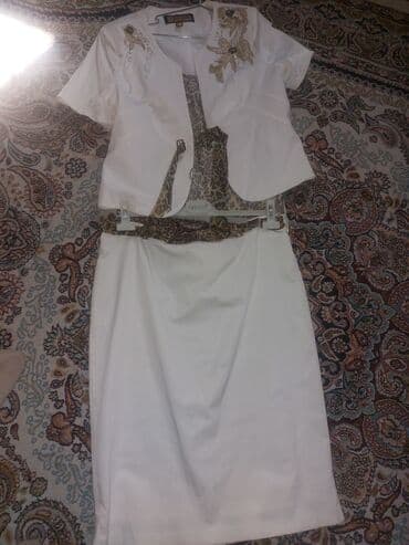 гипюровые женские костюмы: Qadın geyim dəsti – 4 parçadan ibarət 1) Boz rəngli midi don - Yumşaq — 4