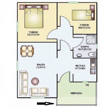 xırdalanda ipoteka evlər: Masazır 3 otaqlı, 60 kv. m, Kredit var, Yeni təmirli — 8