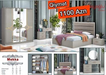 купить двуспальная кровать: Двуспальная кровать, Азербайджан, Новый — 10