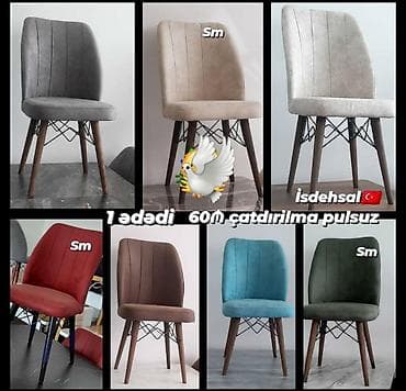 həsir stol: Mətbəx üçün, Yeni, Qatlanmayan, rəng - Boz Stul — 1