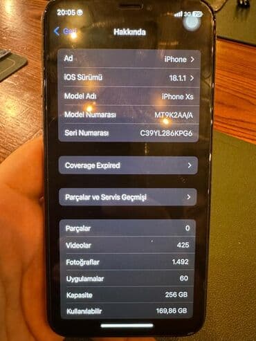 iphone 8 plus korpus: IPhone Xs, 256 GB, Qızılı, Face ID — 7