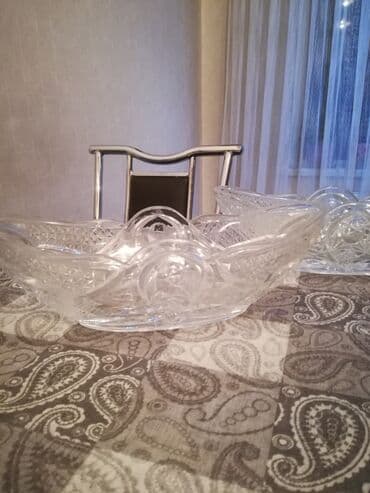 доставка газа: Вазы хрустальные 2 штуки, в идеальном состоянии, как новые, доставка — 1