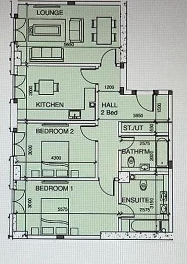 Белый город, 3 комнаты, Новостройка, м. Хатаи, 104 м² — 4