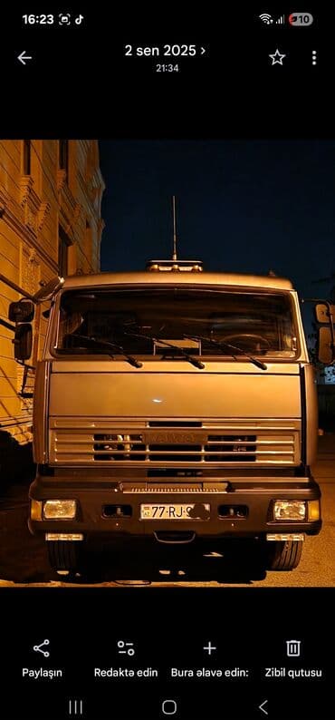 nissan avtomobil: KAMAZ 43114 yük avtomobili - Marka/model: KAMAZ 43114 (kabinin — 7