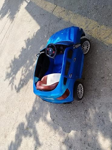elekt: Uşaq üçün elektriklə işləyən minik maşını - Rəng: parlaq mavi - — 5