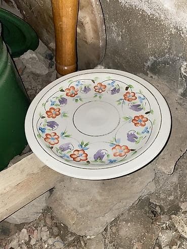 Nahar dəsti, rəng - Ağ, Farfor