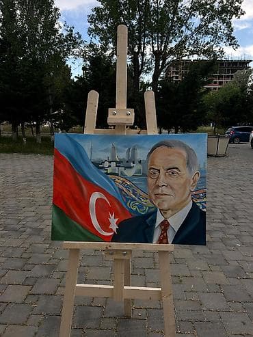 qaz sekli: Handmade yağlı boya tablo - Texnika: yağlı boya, kətan üzərində - — 6