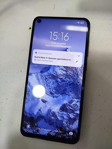 samsung mini notebook: Redmi Note 9, 128 GB, rəng - Göy — 1