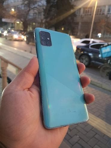 Samsung Galaxy A51, 128 GB, rəng - Göy, Zəmanət, Sensor, İki sim kartlı