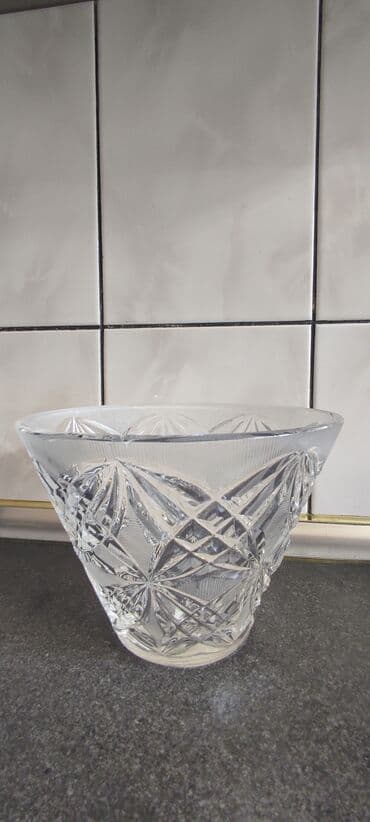 meyve qabı: Хрустальная ваза для фруктов. СССР сервантное хранение . в отличеом — 2