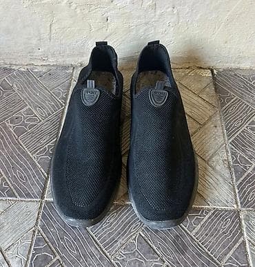 Qara slip-on kişi ayaqqabısı - Model: idmansayağı slip-on (bağsız)