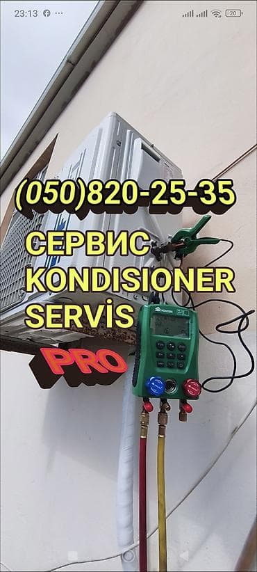 166 temizlik: Təmir, Split kondisionerlər, Təmizləmə, Zəmanətlə, Pulsuz diaqnostika — 1