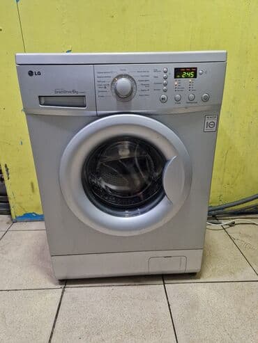 купить стиральную машину бу: Paltaryuyan maşın LG, 6 kq, İşlənmiş, Avtomat, Qurutma var, Kredit yoxdur, Ödənişli çatdırılma — 1