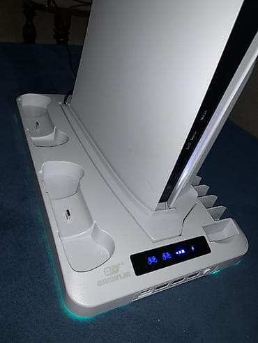 PS5 üçün GAMINJA çoxfunksiyalı stend və dok stansiyası - Konsolu — 2