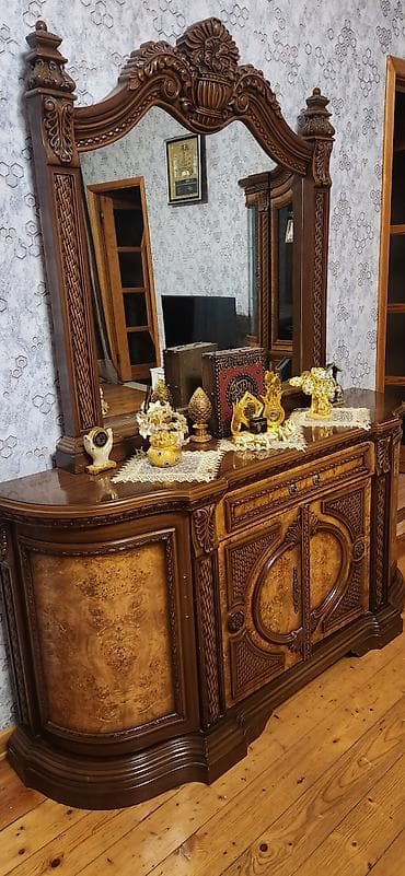Мебель: Klassik üslubda massiv mebel dəsti - Yataq otağı və qonaq otağı üçün — 4