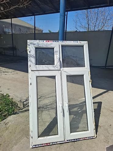 PVC plastik pəncərə bloku - Material: ağ rəngli PVC profil (üzərində