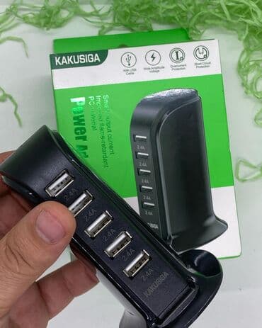 usb qiymeti: Kakuska Ksc-741 5-Port Tranik Power Adapter Kakuska Ksc-741 5-Portlu — 1