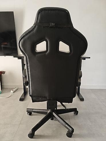 riad mebel: LEGENД brendli qara gaming/ofis kreslosu - Yarış tipli ergonomik — 1