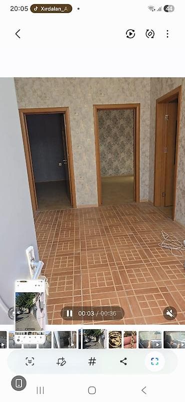 qaraj icaresi: Kirayə üçün 3 otaqlı kiçik mənzil - Mətbəx: üst-alt dolablar, iki — 8