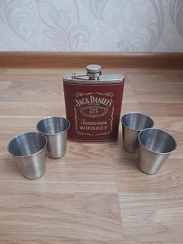 kofe servisi: Jack Daniel’s Old No.7 dizaynlı viski qabı 15 azn - Qırmızı-qəhvəyi — 2