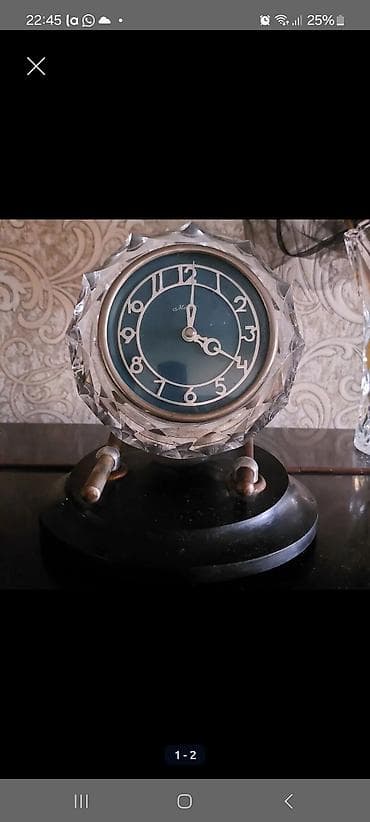 Qədimi mayak saat xrustal. Tecili satilir. 50azn. quranda işleyir lalafo.az -da Qədimi mayak saat xrustal. Tecili satilir. 50azn. quranda işleyir