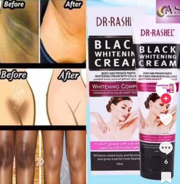 şirkətdən online satış: Rashel firması ağardıcı krem ləkə aparan bikini ağardıcı krem