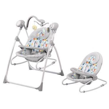 qidalandırmaq üçün uşaq stul yelləncək: ✨ Elektrikli Yelləncək Maribel Deluxe 2in1 ✨ 👶 Körpəniz üçün rahatlıq — 2