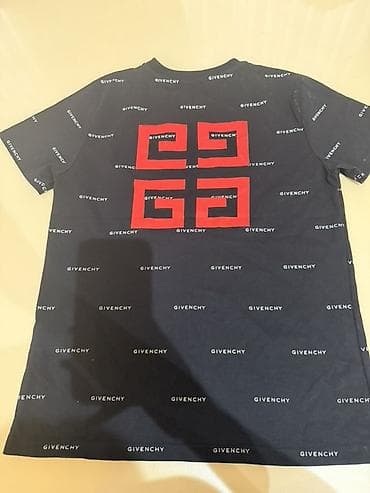 Futbolka, Givenchy, Standart, rəng - Qara