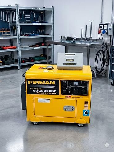 generator mini: "Silent" (səssiz) texnologiyalı Firman SDG5000SE model dizel — 1