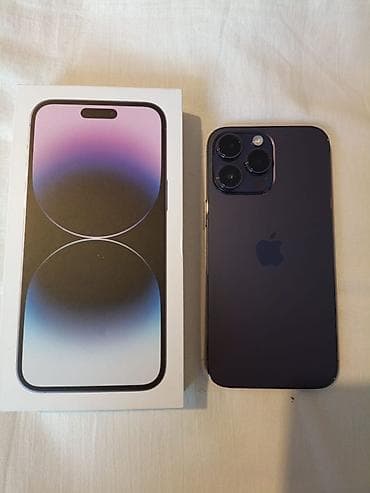 samsung dual sim: IPhone 14 Pro, 128 ГБ, Deep Purple, Face ID — 1