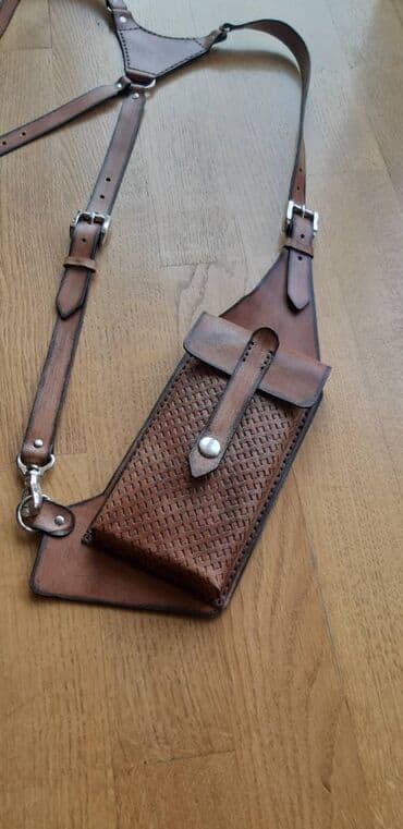 детская кобура на пояс: Əl işi Dəri çiyin telefon kaburası, Qobur çantası, Kommunal jilet — 6