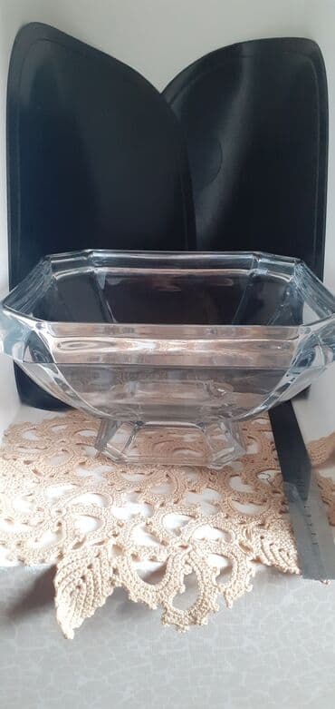 ваза богемия: Ваза для фруктов. Богемия. большая, тяжелая. вместительная. стоит в — 1