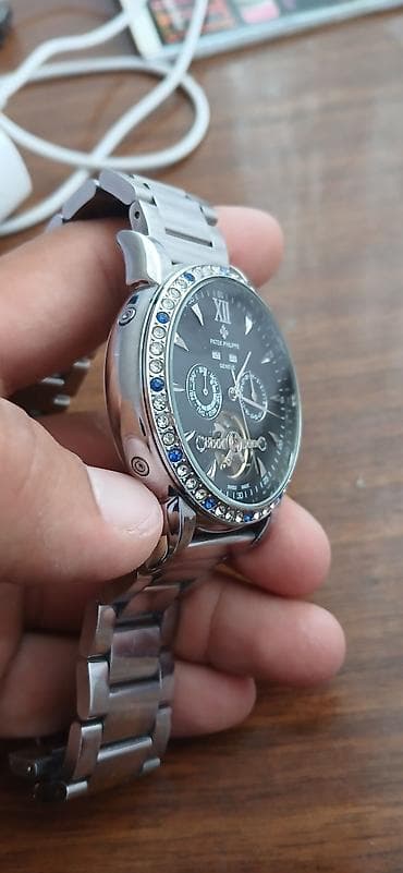 saatlar type 0: Yeni, Qol saatı, Patek Phillipe, rəng - Gümüşü — 3