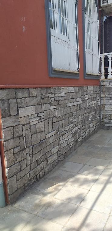 beton panel pilte: Dekorativ daş üzlük – fasad və hasarlar üçün - Material: dekorativ — 1