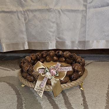 Dekorativ əl işləri – Novruza aid xonçalar səməni qabları və dekorlar — 4