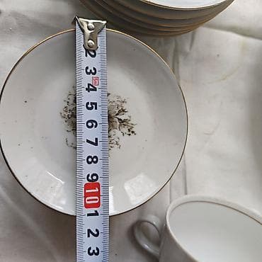cay termosu: Çay dəsti, rəng - Ağ, Farfor — 7