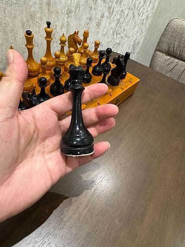 Шахматы: Məhsul: Taxta şahmat dəstləri (bir neçə fərqli model) 2 ci sekil. - — 10