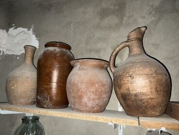 vaza qab: Məhsul: Keramika gil qablar dəsti Təsvir: - Ənənəvi üslubda, əl işi — 1