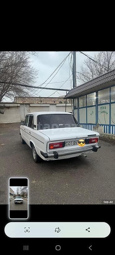 2107 satışı: VAZ 2106, ağ rəng, sedan kuzov. Xüsusiyyətlər: - Klassik 2106 — 3