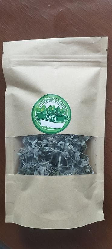 xonca desti: Təbii bitki çayları və qurudulmuş– kraft zip kisələrdə tovuz — 2