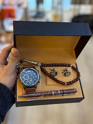 təsbəh: Yeni, Klassik Saat dəsti, rəng - Gümüşü — 2