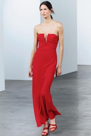 basanoşkalar 2022: Zara, Ölçü: 37, rəng - Qırmızı, Yeni — 9