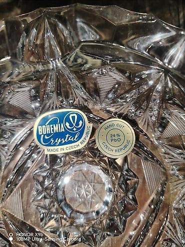 Bohemia Crystal kəsmə kristal qab - İstehsal: Çexiya Respublikası