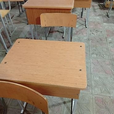 Ofis dəst mebeli: Məktəb/Ofis mebelləri dəsti - Material: laminat/LDSP ağac teksturalı — 6