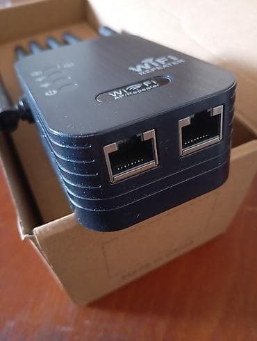 yeni modem: Wi‑Fi Repeater (AP/Repeater) – 6 antennali, iki LAN portlu — 3