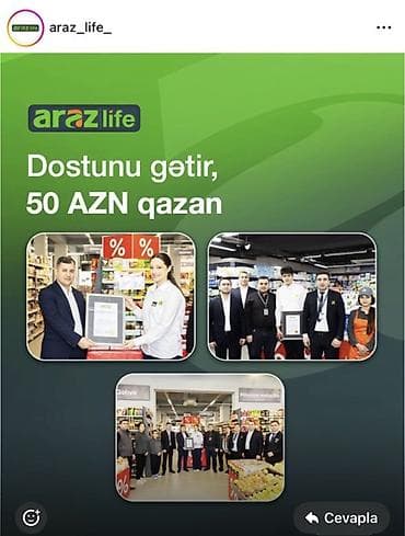 Araz Life – “Dostunu gətir, 50 AZN qazan” kampaniyası - Araz Life