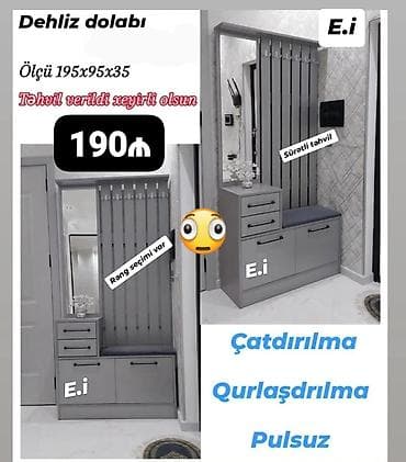 dola: Mebel dəsti – şəhər daxili çatdırılma və quraşdırılma pulsuz 1) İdeal — 3