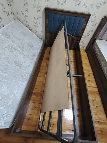 Mətbəx mebeli: Təknəfərlik çarpayı, Matras ilə, Siyirməsiz — 4