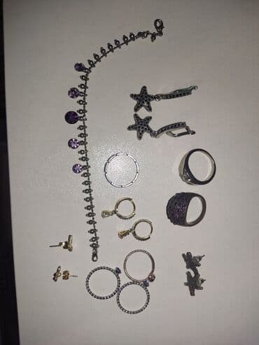 tek qas uzukler instagram: Bəzək dəsti və əlavə aksesuarlar - Qırmızı daşlı kolye və sırğa — 7